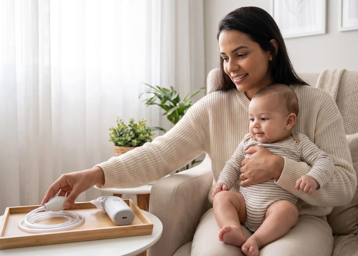Os 5 melhores aspiradores nasais para bebê de 2026