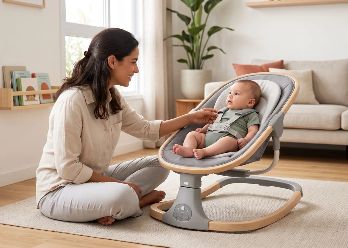 As 5 melhores cadeiras de balanço automáticas para bebê