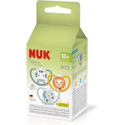 Chupeta NUK Space para crianças a partir de 18 meses
