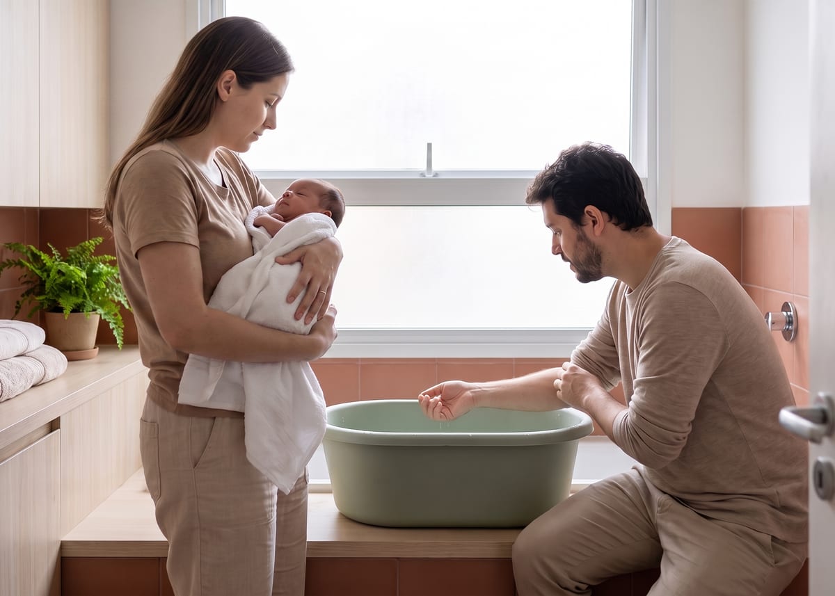 Qual é a temperatura ideal da água do banho do bebê?