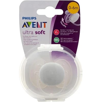 Chupeta Philips Avent Ultra Soft para 0–6 meses
