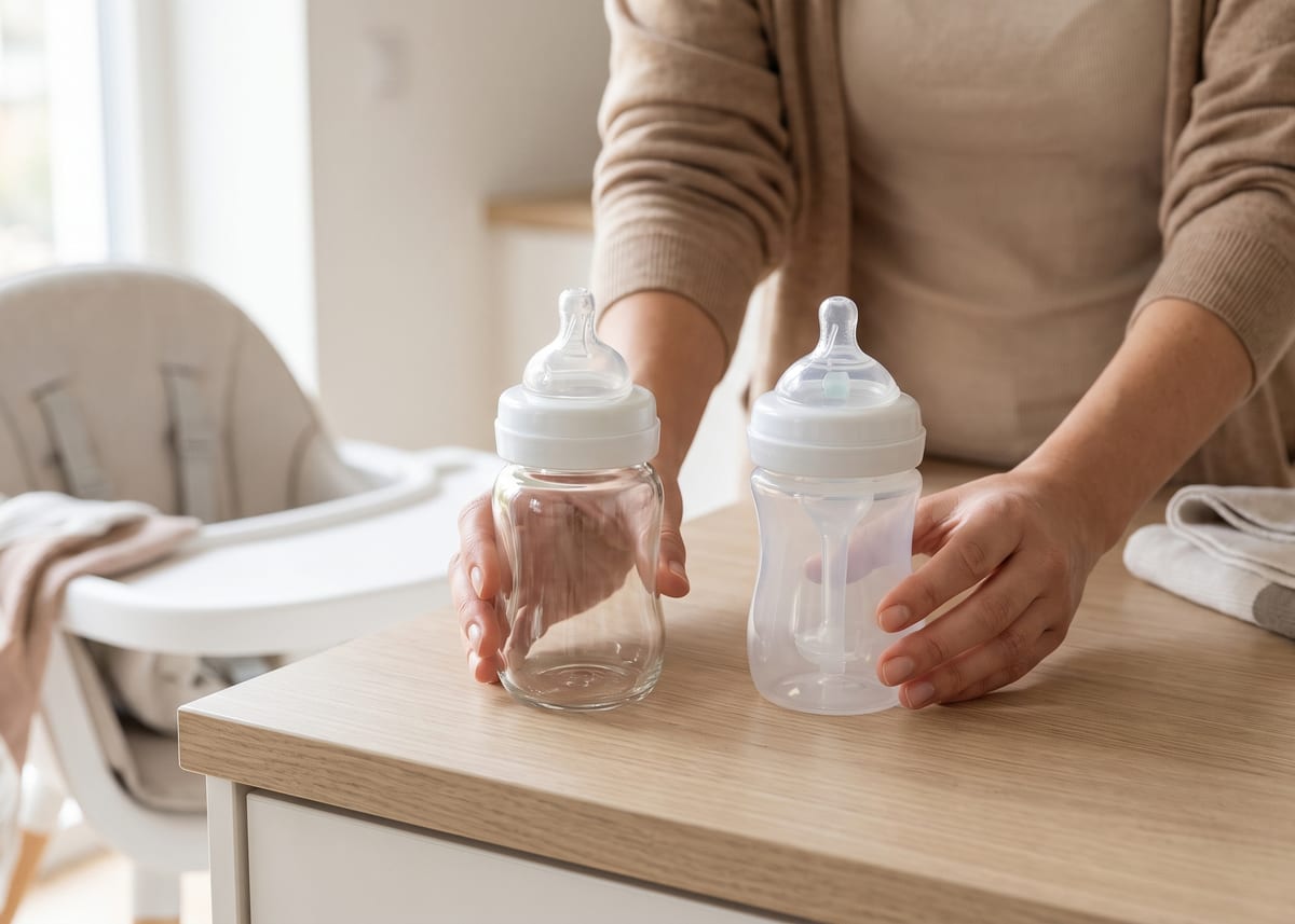 Como escolher mamadeira para bebê: material, bico e fluxo