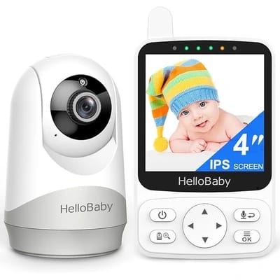 Babá eletrônica HelloBaby HB40 com tela de 4 polegadas