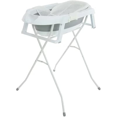 Banheira Safety 1st Smile com suporte dobrável