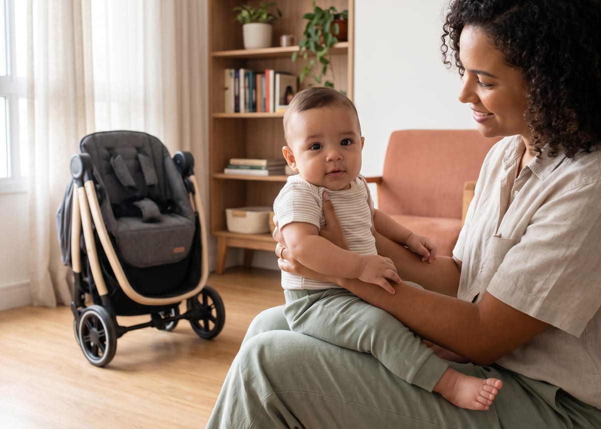 Bebê pode dormir no carrinho? O que é seguro