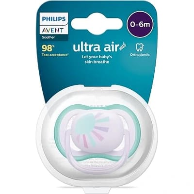 Chupeta Philips Avent Ultra Air para 0–6 meses